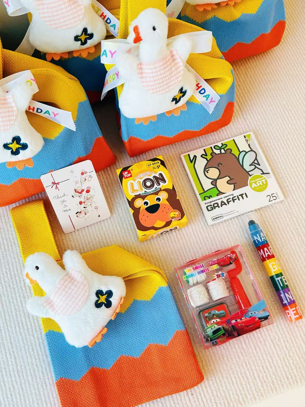 Lootbag Combo E - Cute Duck Knitted goodie bag